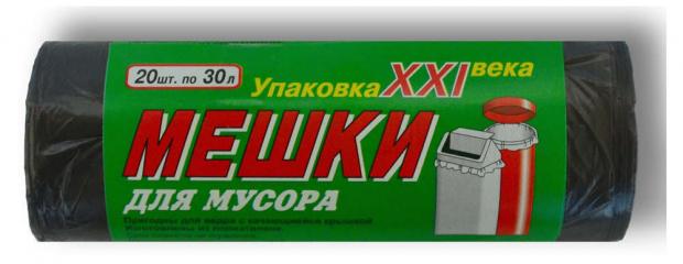 

Мешки для мусора «Упаковка XXI века» 30 л, 20 шт