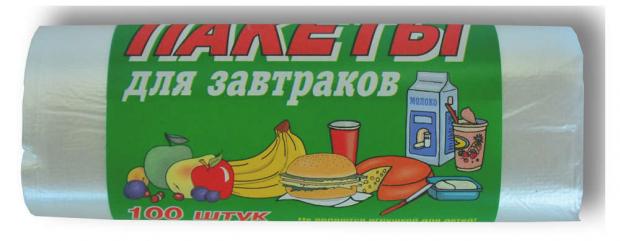 

Пакеты для завтраков «Спринт Пласт» 25x32 см, 100 шт