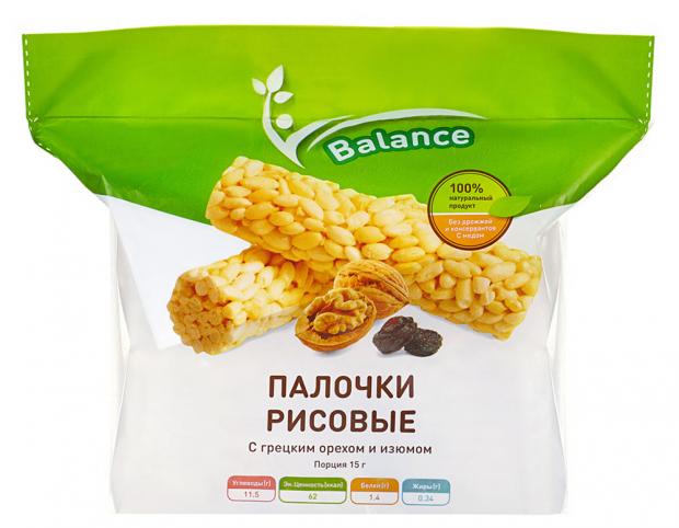 Палочки Рисовые Lope-Lope с грецким орехом и изюмом, 90 г