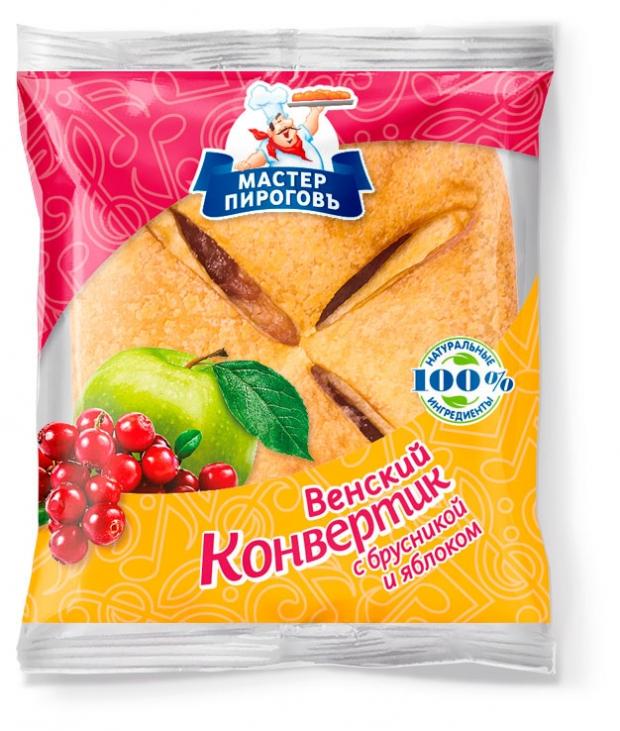 Слойка Мастер Пирогов венский конвертик бусника-яблоко 70 г 35₽