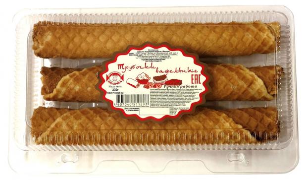 Трубочки Милочка вафельные 330 г 167₽