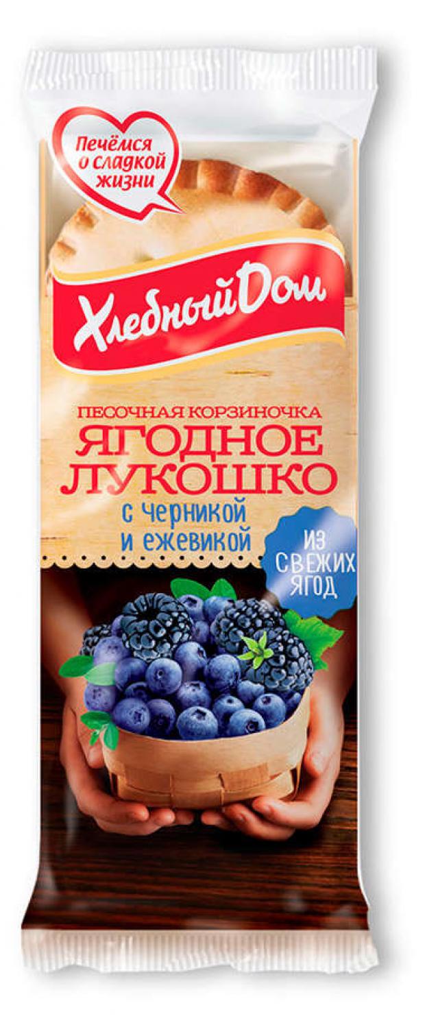 Ягодное лукошко хлебный дом черника ежевика 140г