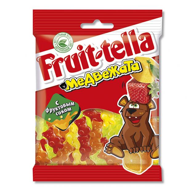 Мармелад жевательный Fruit-tella Медвежата 70 г 52₽
