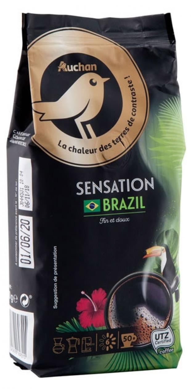 

Кофе молотый АШАН Sensation Brazil, 250 г