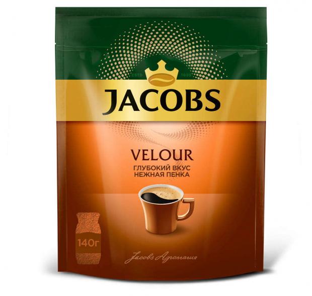 

Кофе растворимый Jacobs Velour порошкообразный, 140 г