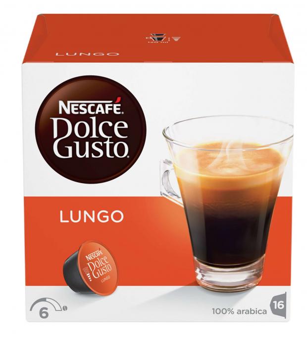 

Кофе в капсулах Nescafe Dolce Gusto Lungo, 16 шт