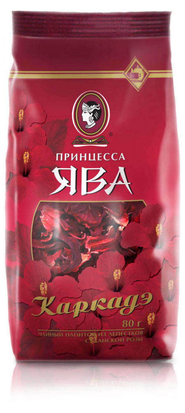 Напиток чайный Принцесса Ява каркадэ листовой 80 г 70₽