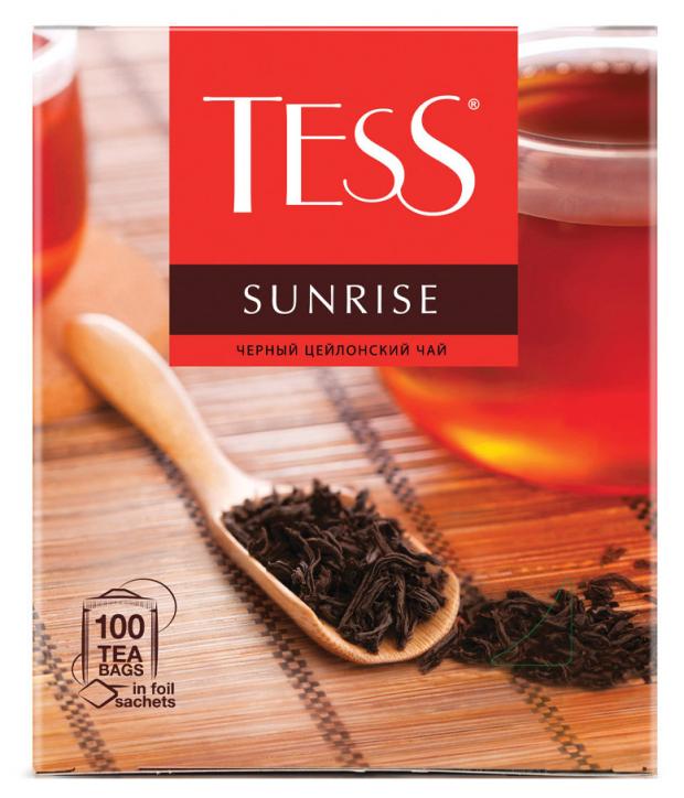 Чай черный Tess Санрайз в пакетиках, 100х1,8 г