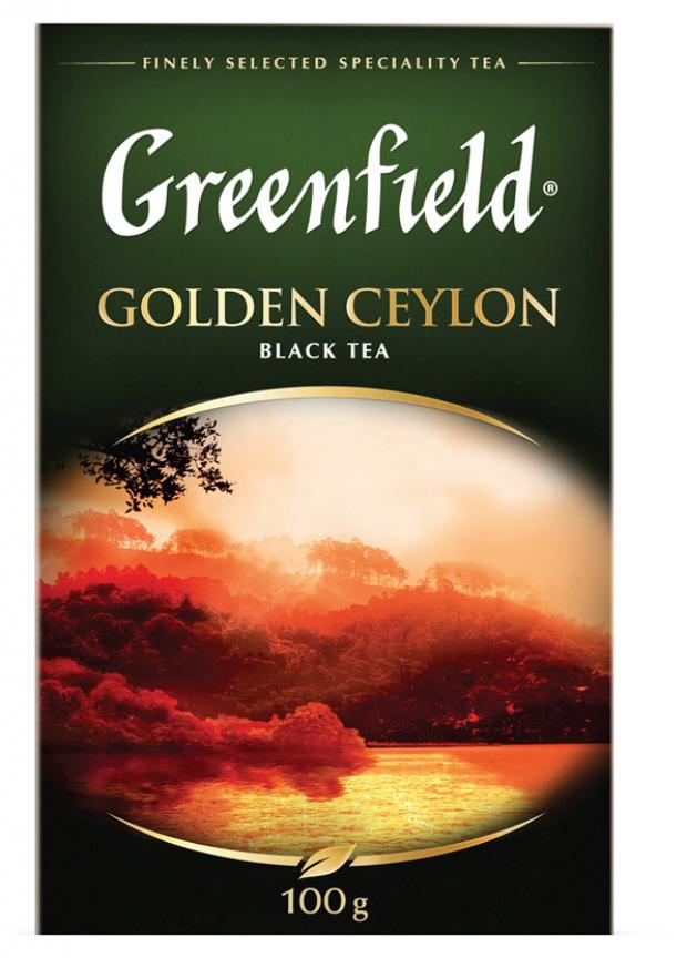 Чай черный Greenfield Golden Ceylon листовой 100 г 132₽