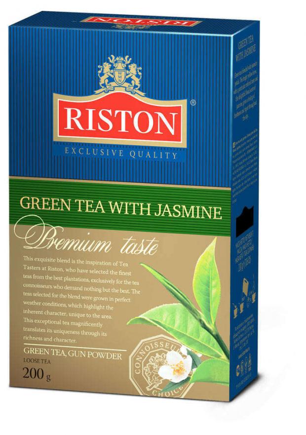 

Чай зеленый Riston Green Tea With Jasmine листовой, 200 г