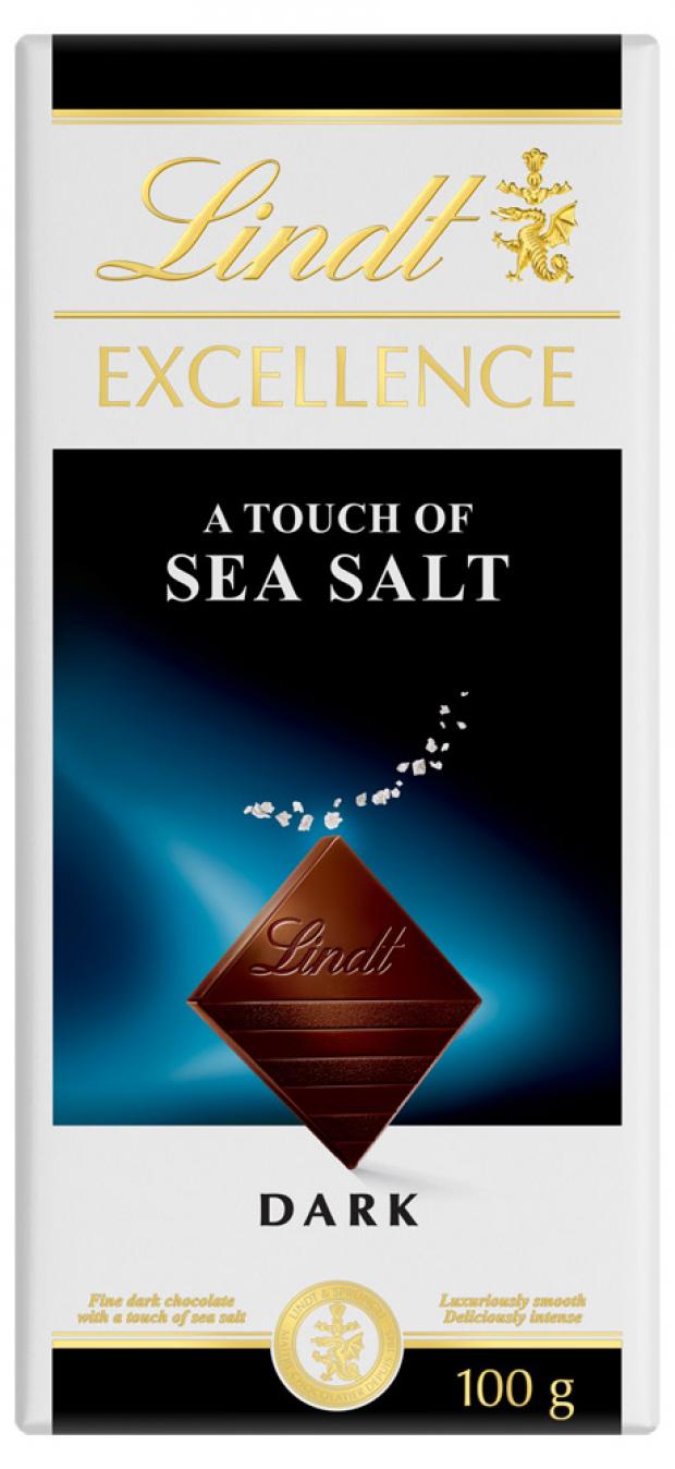 Шоколад Lindt Excellence темный с морской солью, 100 г