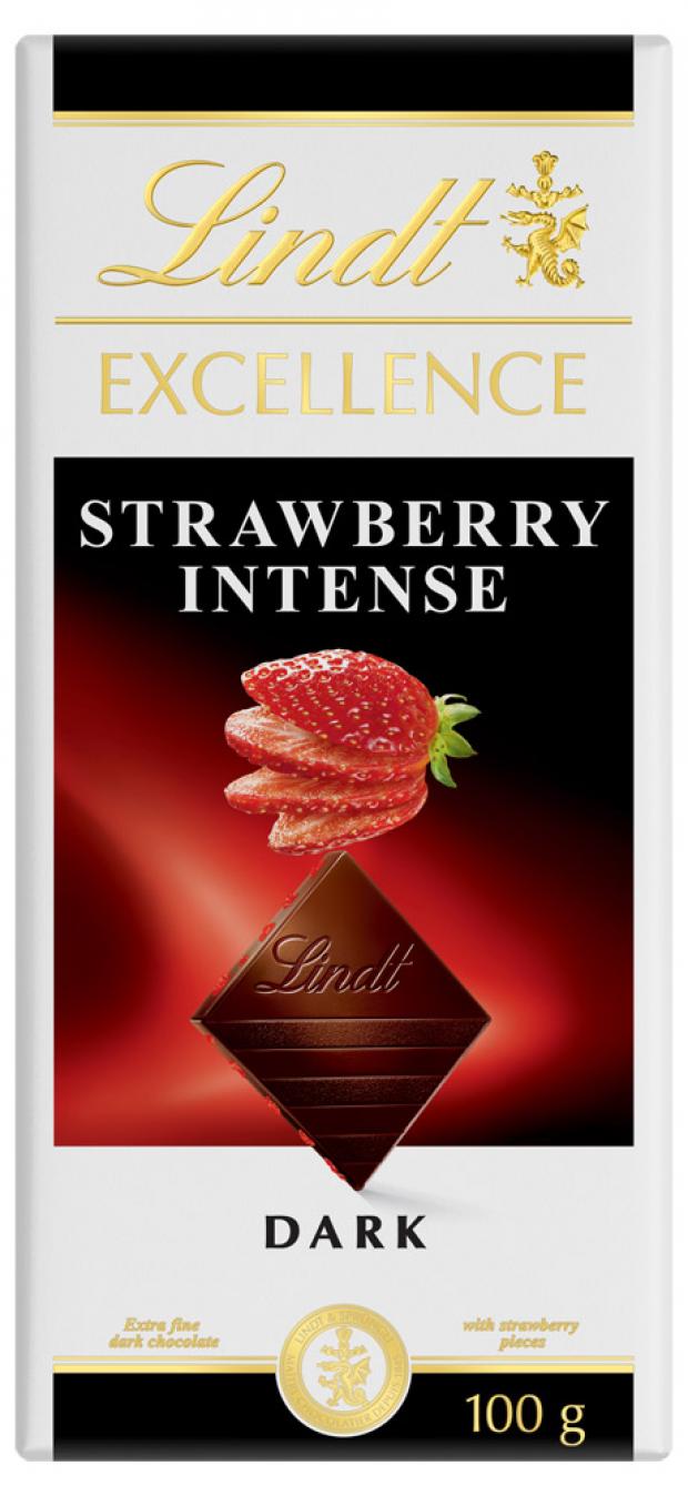 

Шоколад Lindt Excellence темный с клубникой, 100 г