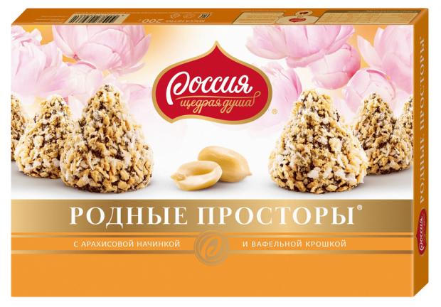 

Набор конфет «Россия - Щедрая Душа!» Родные Просторы шоколадные с арахисом, 200 г