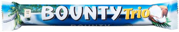 Шоколадный батончик Bounty Трио 82 г 54₽