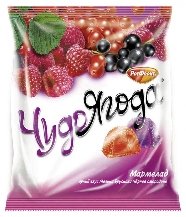 Мармелад Рот Фронт Чудо-ягода ягодное ассорти 250 г 58₽