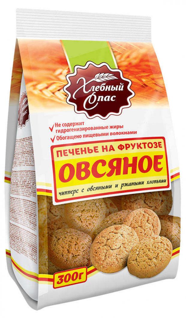 Печенье Хлебный Спас с овсяными и ржаными хлопьями на фруктозе 300 г 72₽