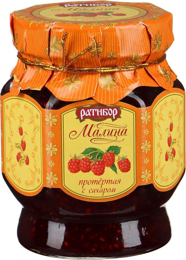 

Варенье «Ратибор» малина протертая с сахаром, 365 г