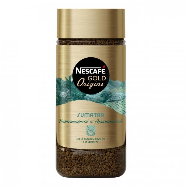 

Кофе растфоримый Nescafe Gold Sumatra сублимированный, 85 г