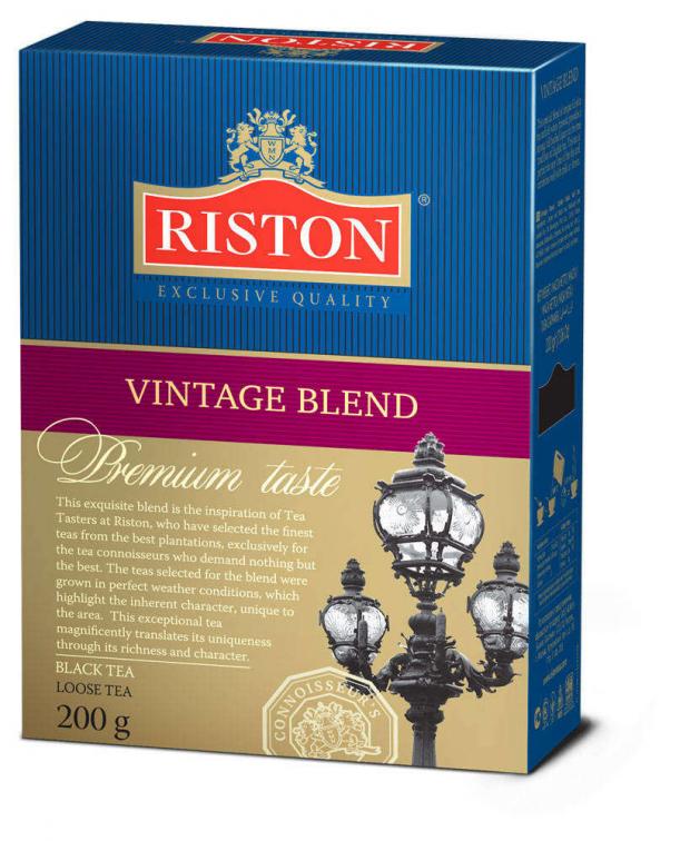 Чай черный Riston Vintage Blend листовой 200 г 200₽