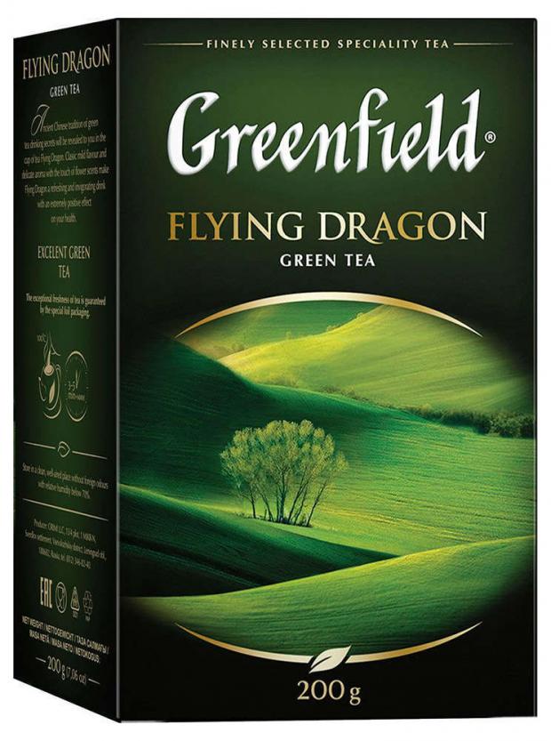 Чай зеленый Greenfield Flying Dragon листовой 200 г 249₽