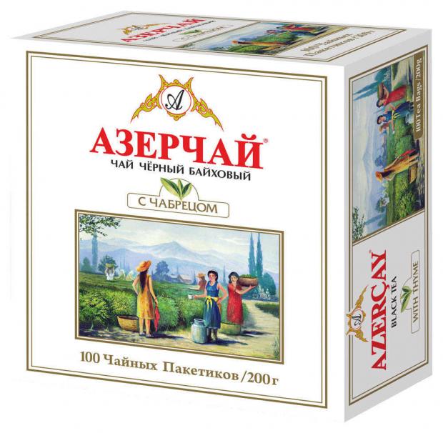 Чай черный Азерчай с чабрецом в пакетиках 100х2 г 269₽