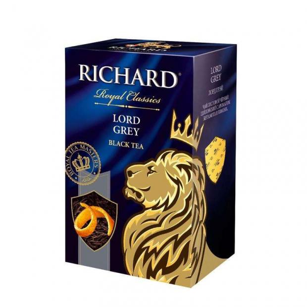 Чай черный Richard Lord Grey в пакетиках 25х2 г 124₽