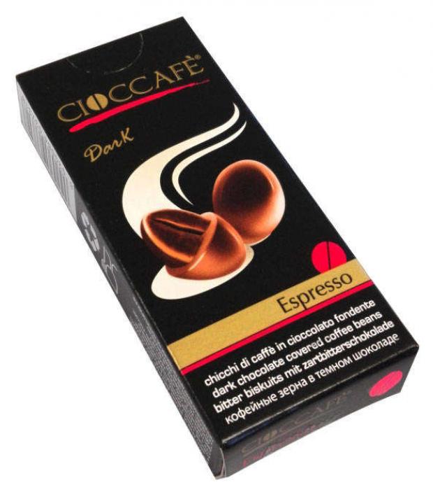 Кофейные зерна CIOCCAFE в темном шоколаде 25 г 75₽