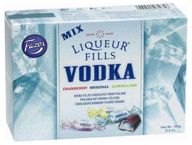 

Конфеты Fazer Liqueur Fills шоколадные с водкой, 150 г