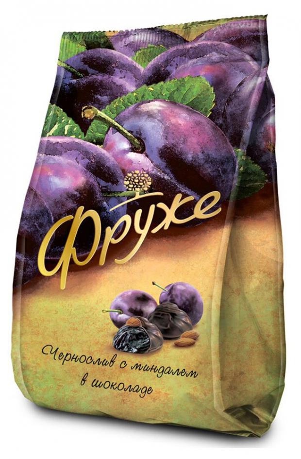 Конфеты Фруже чернослив с миндалем в шоколаде 190 г 282₽