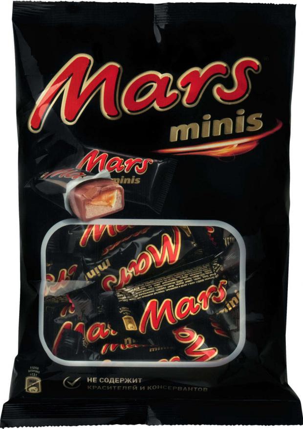 Шоколадный батончик Mars Minis 182 г 153₽