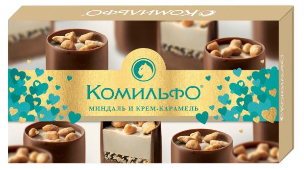 Конфеты Комильфо шоколадные с миндальным кремом 116 г 255₽