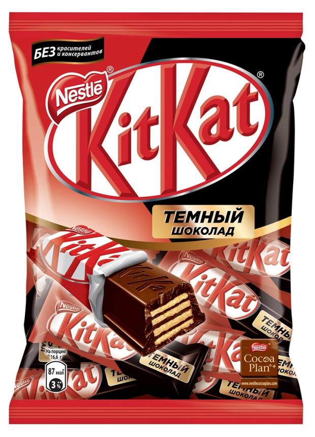 

Шоколад KitKat темный с хрустящей вафлей, 169 г