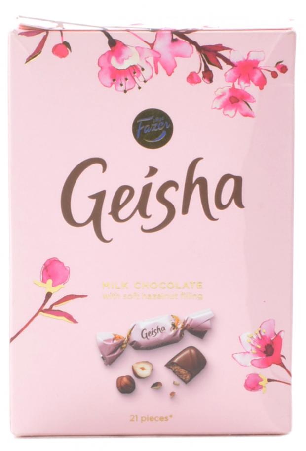 

Конфеты Fazer Geisha шоколадные c тертым орехом, 150 г