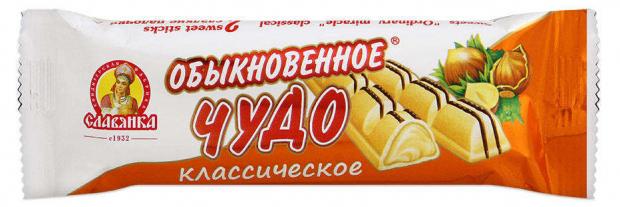 Батончик вафельный СЛАВЯНКА Обыкновенное чудо классическое 40 г 22₽