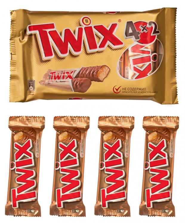 

Шоколадные батончики Twix мультипак, 202 г