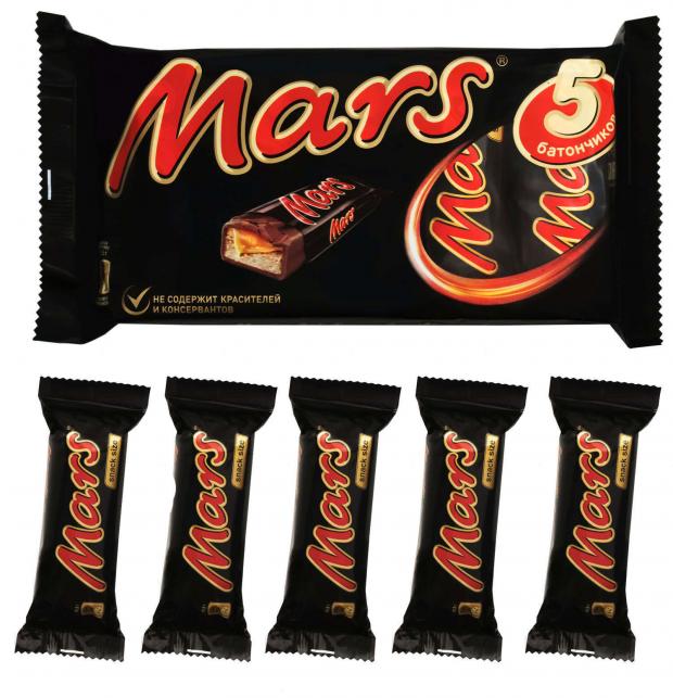 

Шоколадные батончики Mars мультипак, 202 г