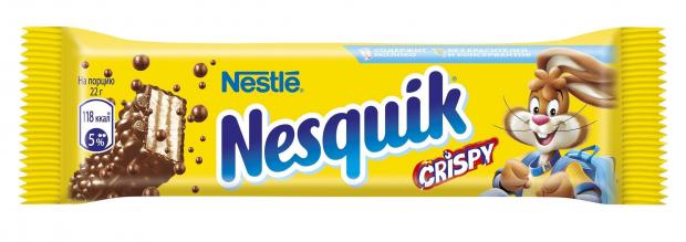 Шоколадный батончик Nesquik Crispi, 22 г