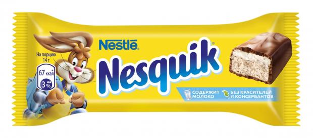 Шоколадный батончик Nesquik, 28 г