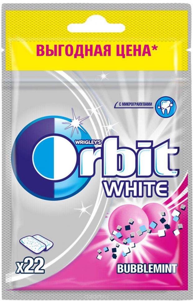 

Резинка жевательная Orbit White Bubblemint, 30 г