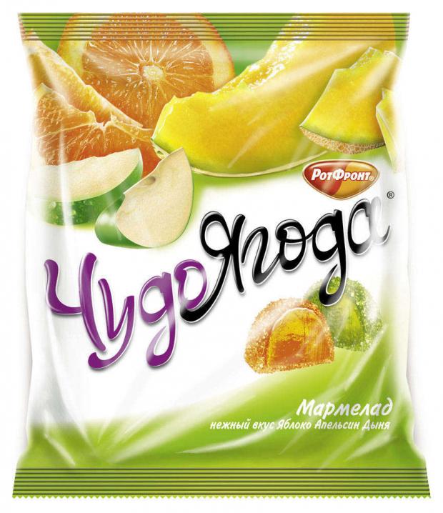 Мармелад Рот Фронт Чудо-ягода яблоко апельсин дыня 250 г 62₽