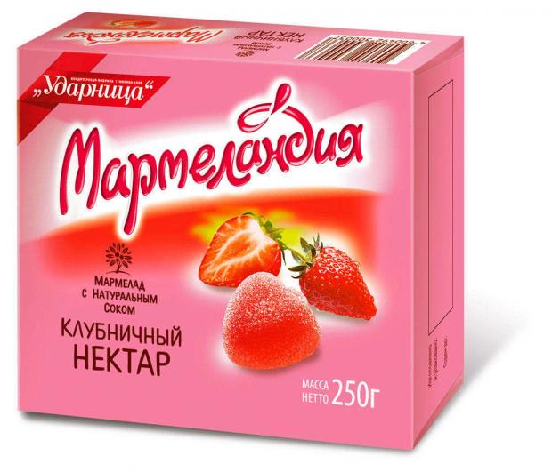 Мармелад Мармеландия Клубничный нектар 250 г 107₽