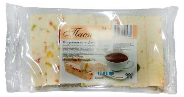 

Пастила «Таганрогская кондитерская фабрика» с кусочками мармелада, 240 г