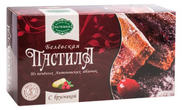 Пастила Белевская пастильная мануфактура с брусникой 200 г 193₽