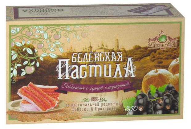 

Пастила «Белевская пастильная мануфактура» яблочная с черной смородиной, 100 г