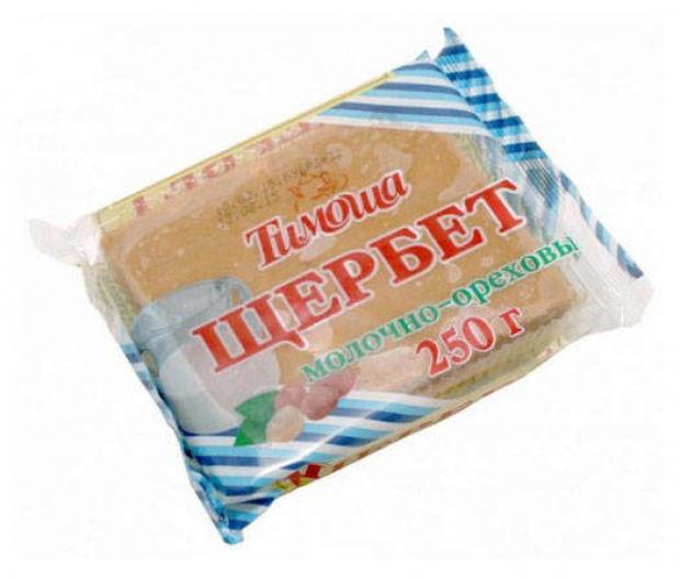 Щербет Тимоша молочно-ореховый 250 г 54₽