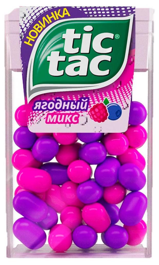 Драже Tic Tac Ягодный микс со вкусом малины и голубики 16 г 47₽