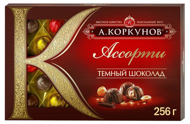 

Набор конфет «А.Коркунов» ассорти темный, 256 г