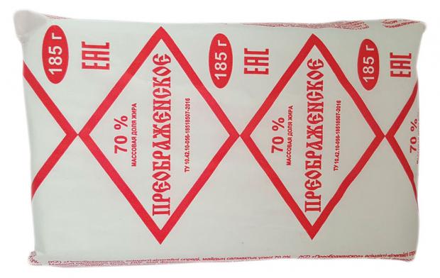 

Спред «Преображенское» растительно-жировой пергамент 70%, 185 г