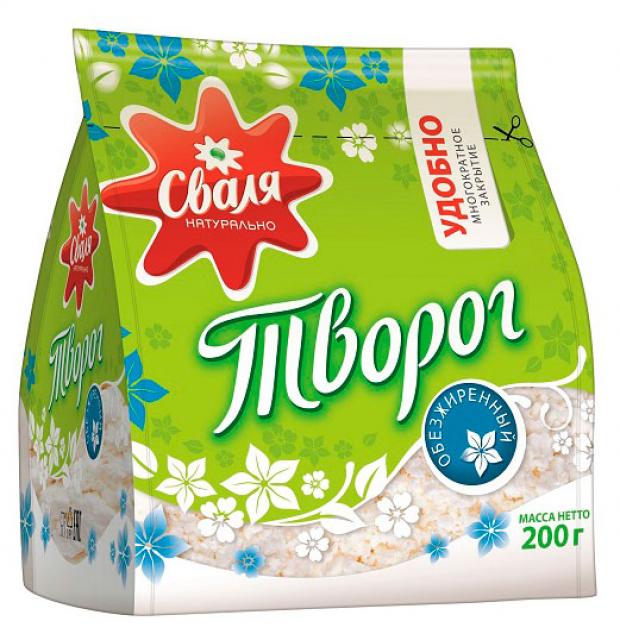

Творог «Сваля» обезжиренный, 200 г
