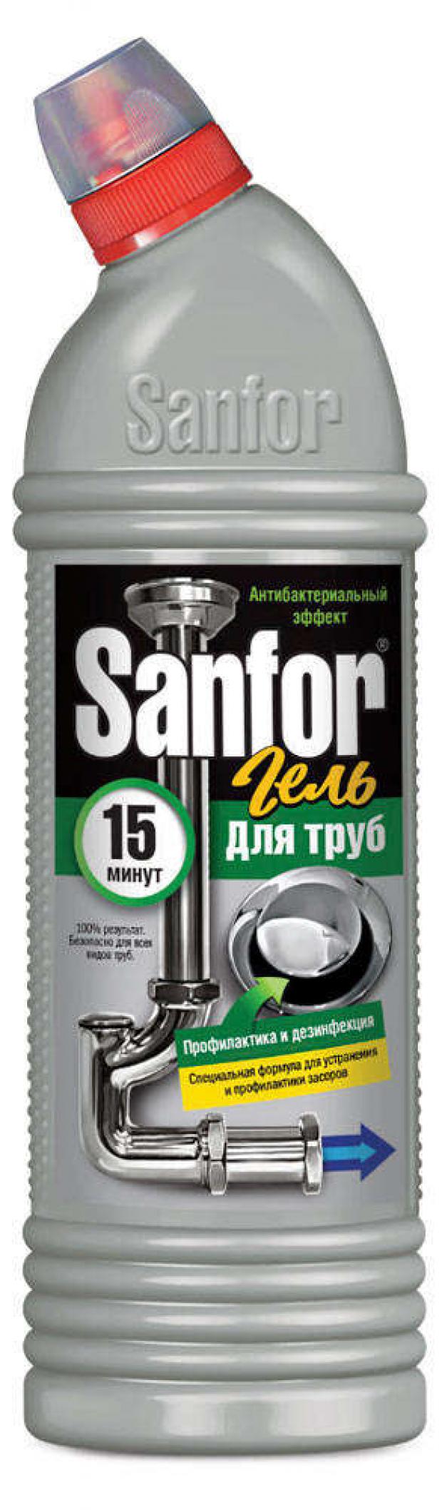 

Гель для очистки труб Sanfor Профилактика и дезинфекция, 750 г